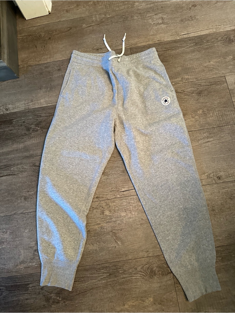 Converse Men’s Gray Fleece Jogger Pants